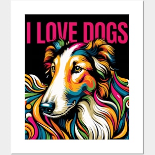 I love dogs Posters and Art